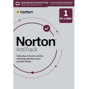 Norton AntiTrack - 1-Year / 1-PC or 1-Mac